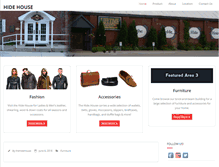 Tablet Screenshot of hidehouse.ca